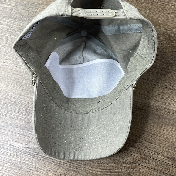 NWT Grey/Beige Frankie & Jean ‘Local’ Canvas Trucker Hat - Picture 7 of 9